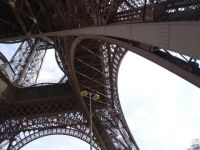 巴黎铁塔下的仰望