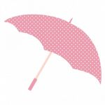 秋草香，点点寒雨，玉女画。伊撑粉红色的雨伞，凤舞翩翩
