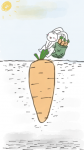 小白兔借萝卜