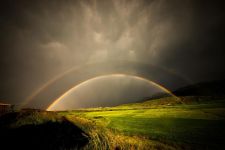 炫丽的彩虹，永远都在雨过天晴后