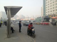 飞机上拍到覆盖北京的雾霾“黑云”？