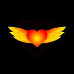 心是一个人的翅膀，心有多大示例