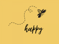 快乐的滋味是单纯的，犹如一杯金黄的蜂蜜