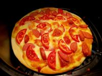 番茄培根披萨的制作教程