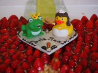 青蛙和牛蛙都向鸭子求婚